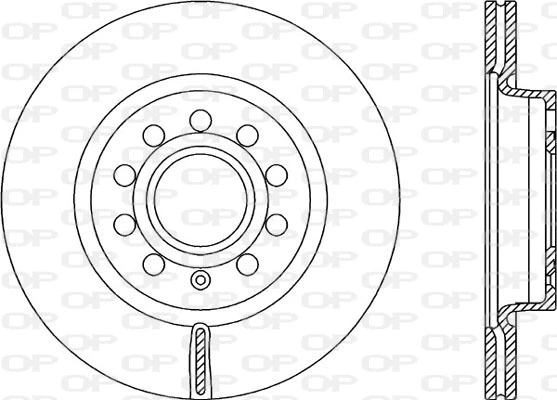 BDA2150.20 OPEN PARTS Тормозной диск (фото 1)