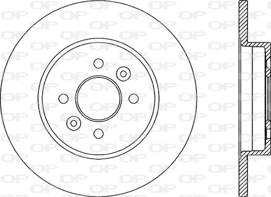 BDA2183.10 OPEN PARTS Тормозной диск (фото 1)