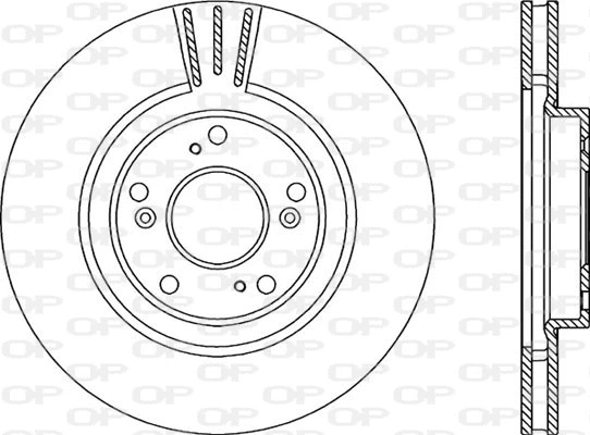 BDA2209.20 OPEN PARTS Тормозной диск (фото 1)