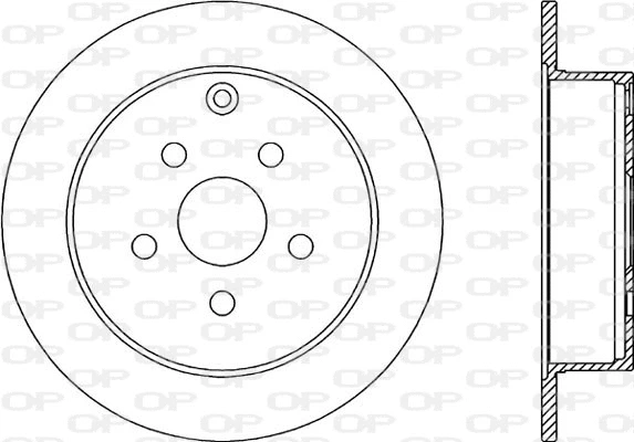 BDA2314.10 OPEN PARTS Тормозной диск (фото 1)