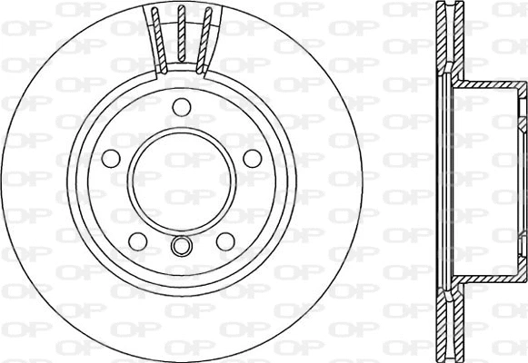 BDA2329.20 OPEN PARTS Тормозной диск (фото 1)