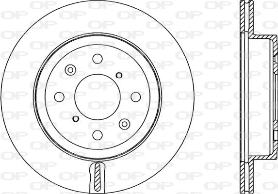 BDA2353.20 OPEN PARTS Тормозной диск (фото 1)