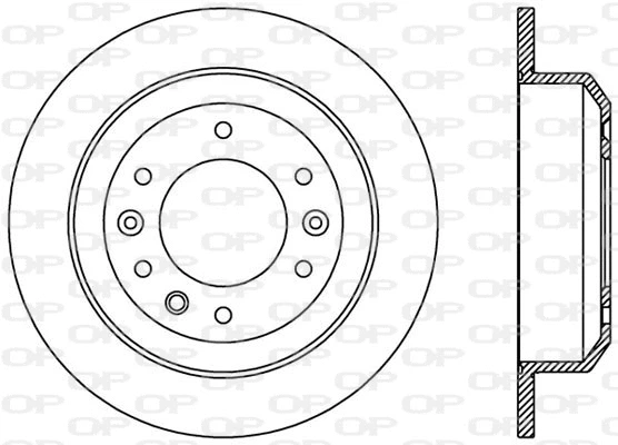 BDA2372.10 OPEN PARTS Тормозной диск (фото 1)