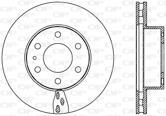 BDA2390.20 OPEN PARTS Тормозной диск (фото 1)