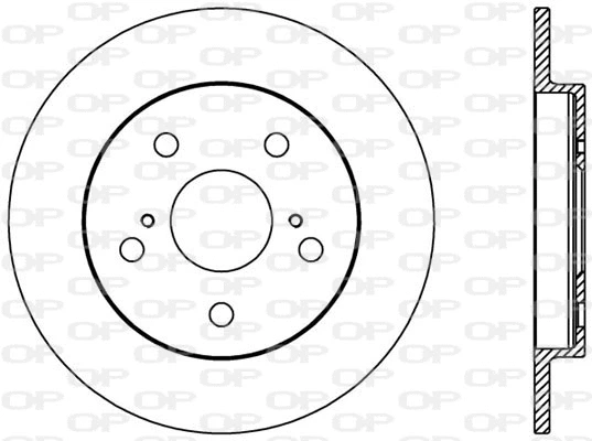 BDA2397.10 OPEN PARTS Тормозной диск (фото 1)