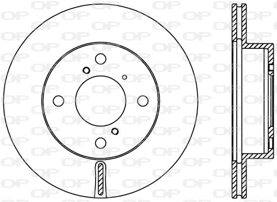 BDA2408.20 OPEN PARTS Тормозной диск (фото 1)