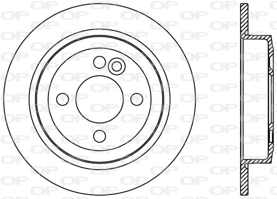 BDA2430.10 OPEN PARTS Тормозной диск (фото 1)