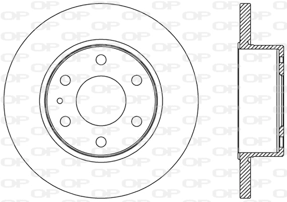 BDA2471.10 OPEN PARTS Тормозной диск (фото 1)