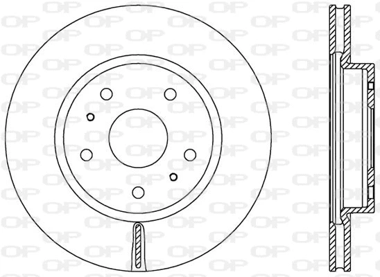 BDA2565.20 OPEN PARTS Тормозной диск (фото 1)