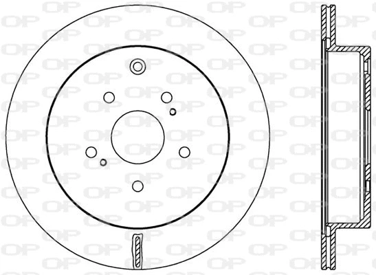 BDA2568.20 OPEN PARTS Тормозной диск (фото 1)