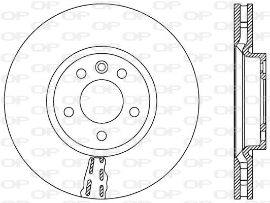 BDA2572.20 OPEN PARTS Тормозной диск (фото 1)