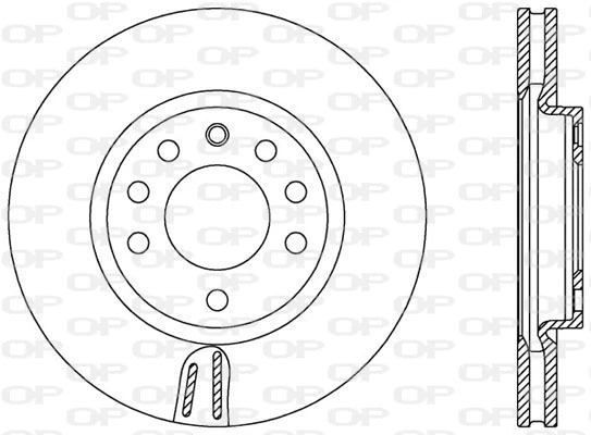 BDA2576.20 OPEN PARTS Тормозной диск (фото 1)