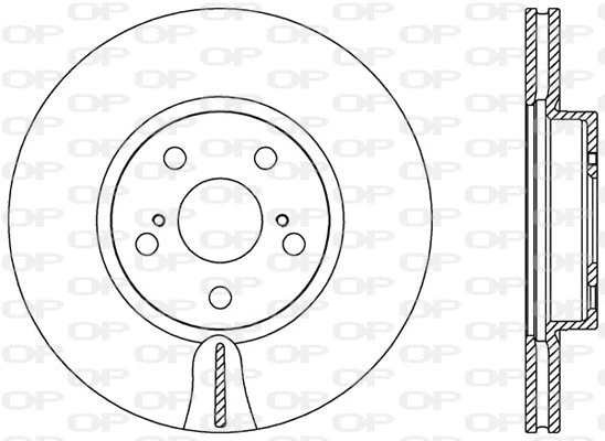 BDA2583.20 OPEN PARTS Тормозной диск (фото 1)