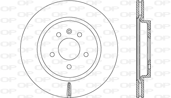 BDA2669.20 OPEN PARTS Тормозной диск (фото 1)