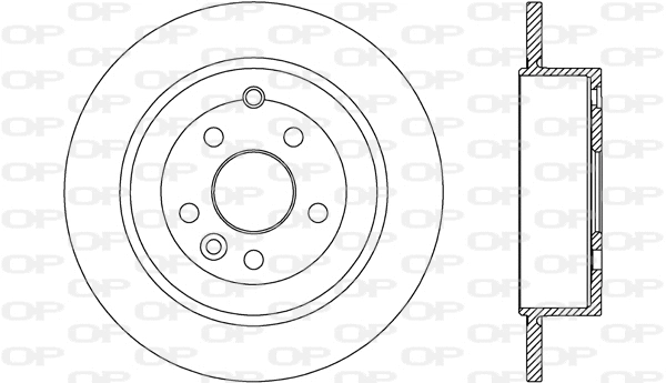 BDA2671.10 OPEN PARTS Тормозной диск (фото 1)