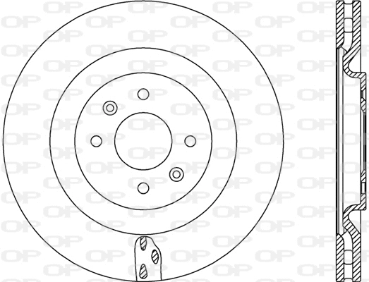 BDA2769.20 OPEN PARTS Тормозной диск (фото 1)