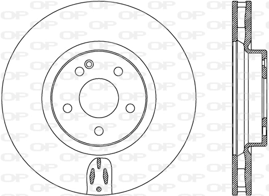 BDA2779.20 OPEN PARTS Тормозной диск (фото 1)