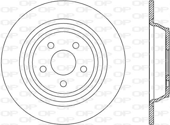 BDA2789.10 OPEN PARTS Тормозной диск (фото 1)