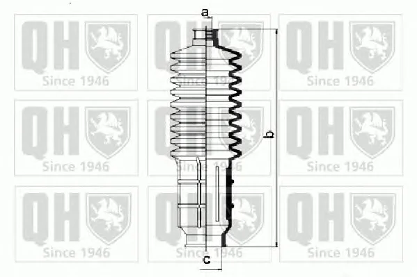 QG1139 QUINTON HAZELL Пыльник рулевой рейки (тяги) (фото 1)