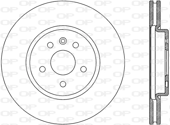 BDA2814.20 OPEN PARTS Тормозной диск (фото 1)