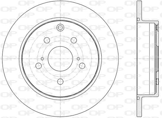 BDA2821.10 OPEN PARTS Тормозной диск (фото 1)