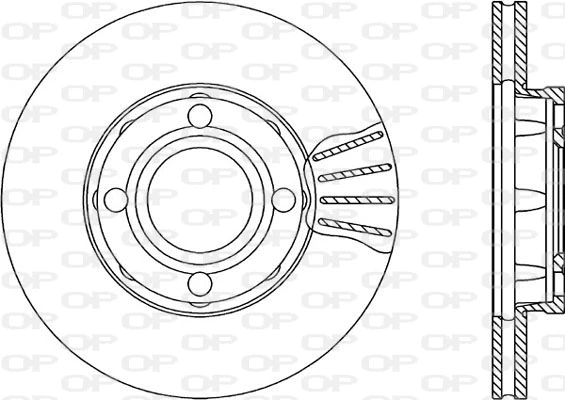 BDR1020.20 OPEN PARTS Тормозной диск (фото 1)