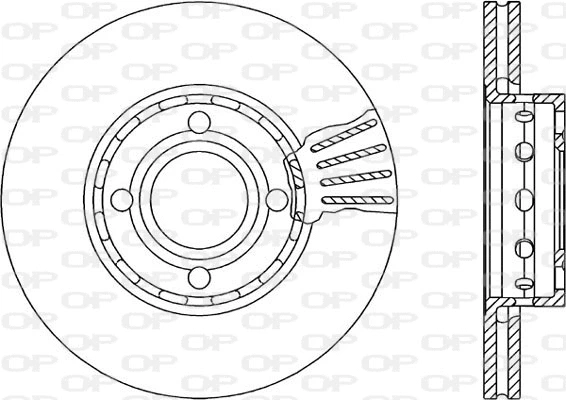 BDR1040.20 OPEN PARTS Тормозной диск (фото 1)