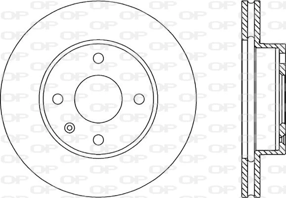 BDR1170.20 OPEN PARTS Тормозной диск (фото 1)