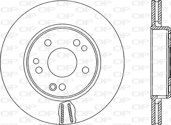 BDR1303.20 OPEN PARTS Тормозной диск (фото 1)