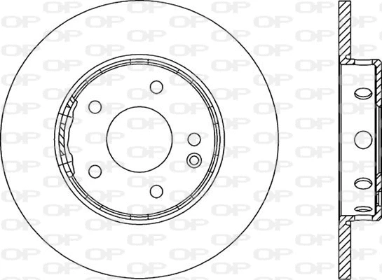 BDR1312.10 OPEN PARTS Тормозной диск (фото 1)