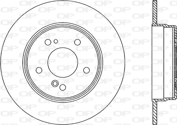 BDR1317.10 OPEN PARTS Тормозной диск (фото 1)