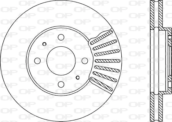 BDR1399.20 OPEN PARTS Тормозной диск (фото 1)