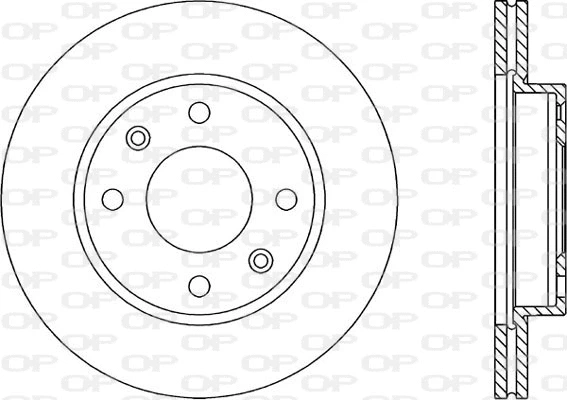 BDR1430.20 OPEN PARTS Тормозной диск (фото 1)