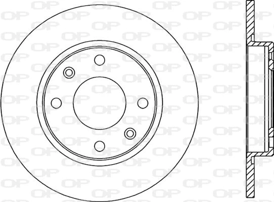 BDR1431.10 OPEN PARTS Тормозной диск (фото 1)