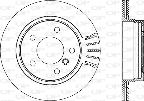 BDR1755.20 OPEN PARTS Тормозной диск (фото 1)