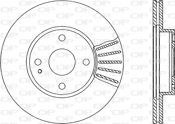 BDR1780.20 OPEN PARTS Тормозной диск (фото 1)