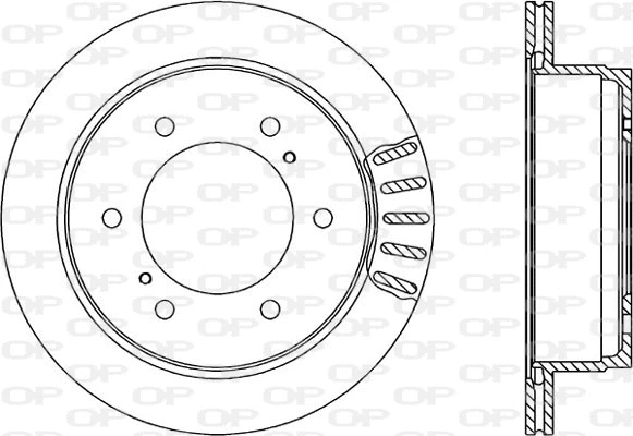 BDR1796.20 OPEN PARTS Тормозной диск (фото 1)