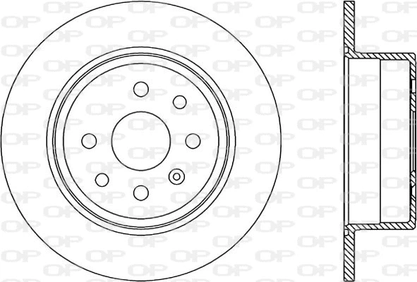 BDR1804.10 OPEN PARTS Тормозной диск (фото 1)