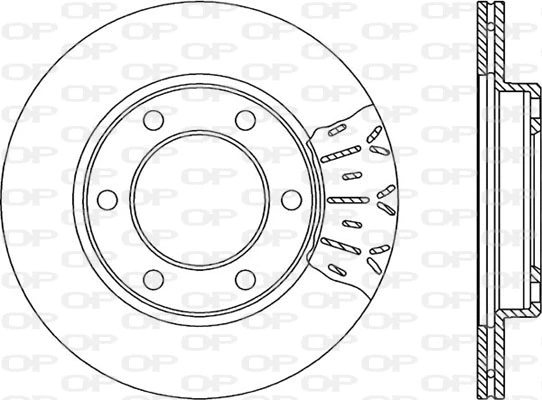 BDR1833.20 OPEN PARTS Тормозной диск (фото 1)