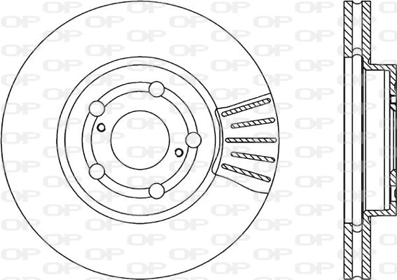 BDR1840.20 OPEN PARTS Тормозной диск (фото 1)