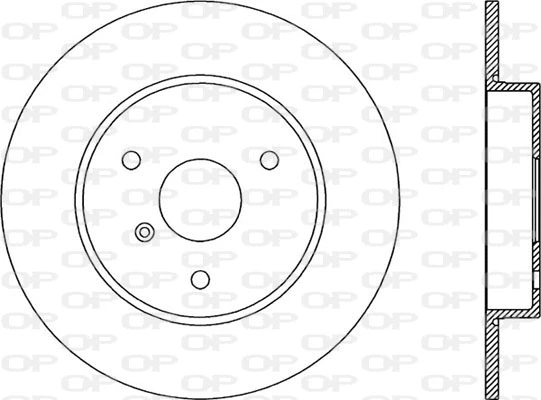 BDR1864.10 OPEN PARTS Тормозной диск (фото 1)