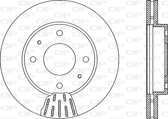 BDR1872.20 OPEN PARTS Тормозной диск (фото 1)