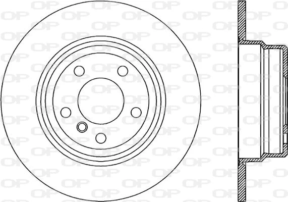 BDR1891.10 OPEN PARTS Тормозной диск (фото 1)