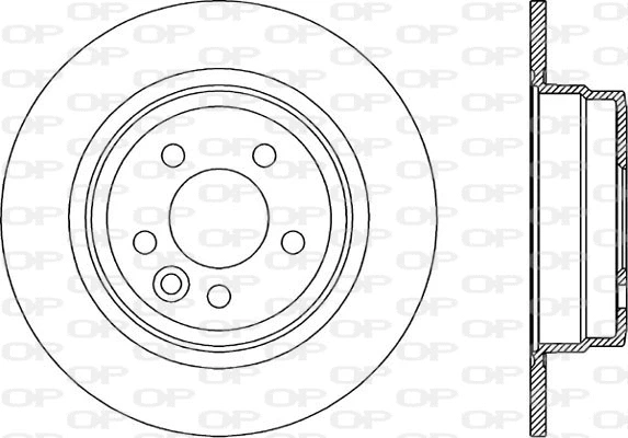 BDR1894.10 OPEN PARTS Тормозной диск (фото 1)