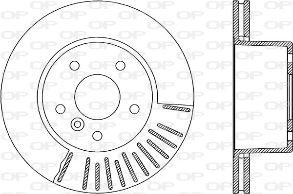 BDR1925.20 OPEN PARTS Тормозной диск (фото 1)