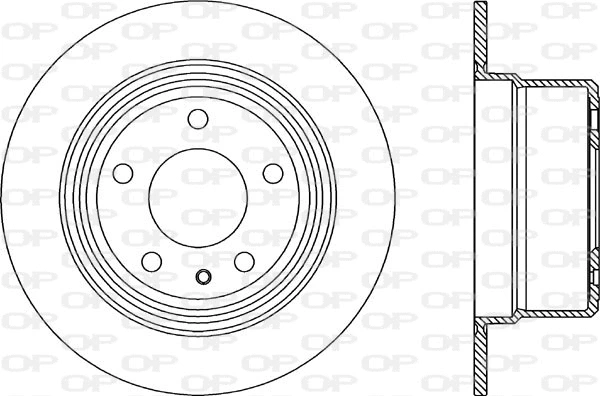 BDR1927.10 OPEN PARTS Тормозной диск (фото 1)