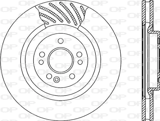 BDR1933.20 OPEN PARTS Тормозной диск (фото 1)