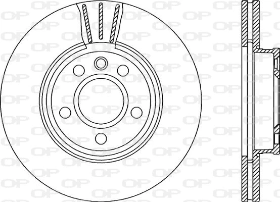 BDR1937.20 OPEN PARTS Тормозной диск (фото 1)