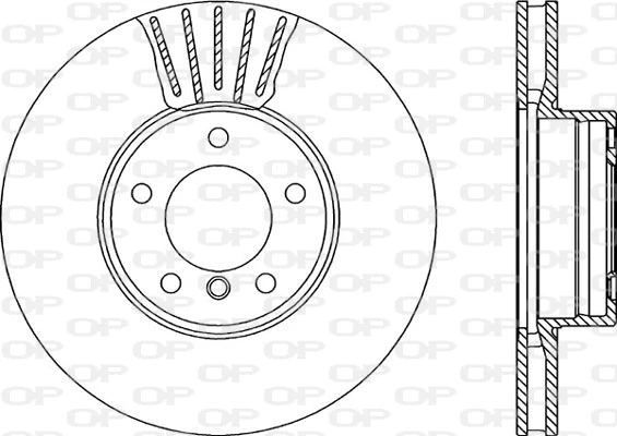 BDR1940.20 OPEN PARTS Тормозной диск (фото 1)