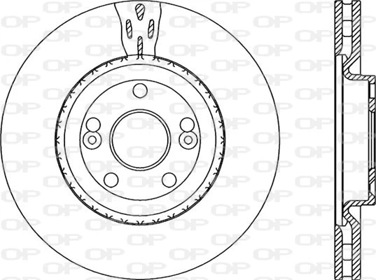 BDR1957.20 OPEN PARTS Тормозной диск (фото 1)